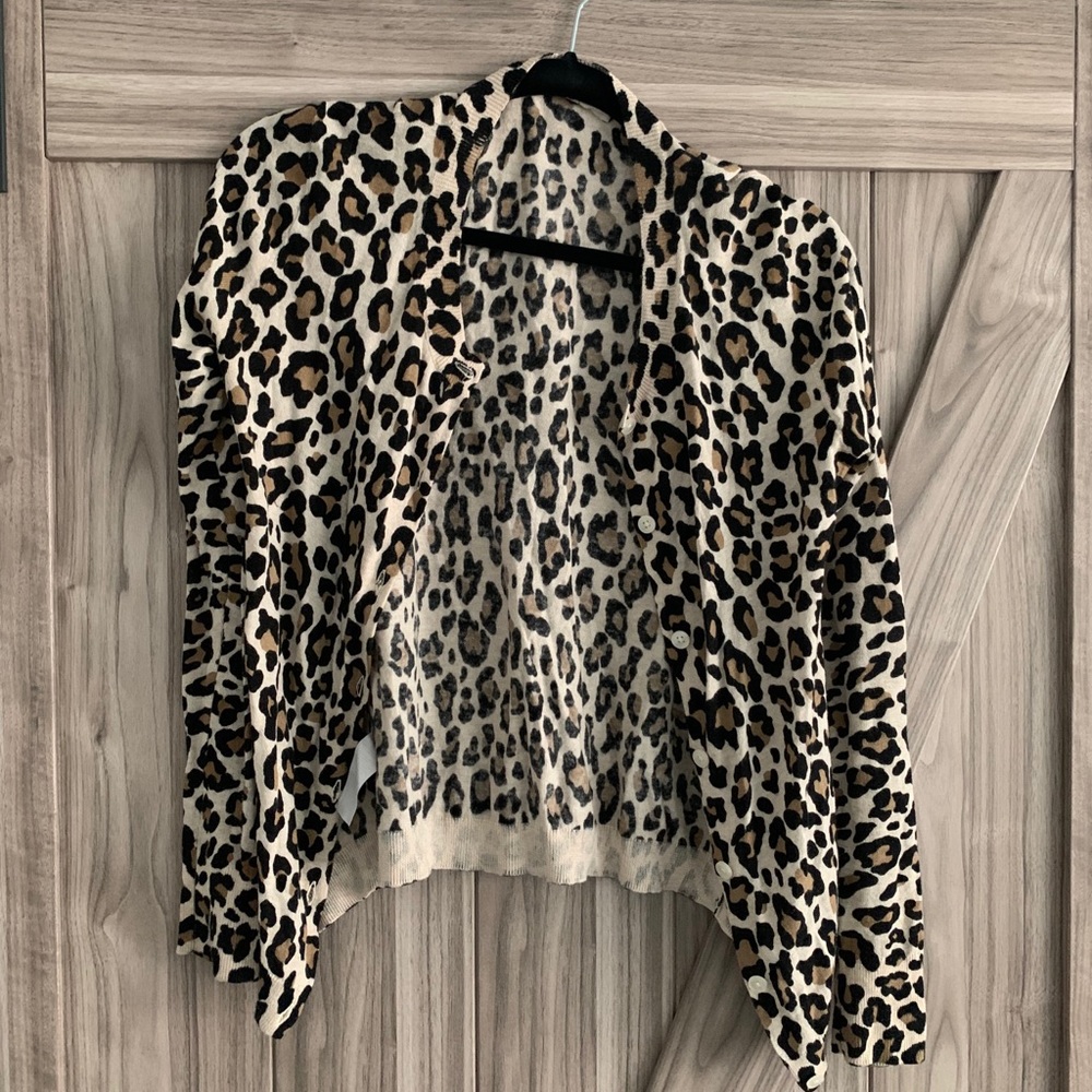 Loft Leopard Print Sweater